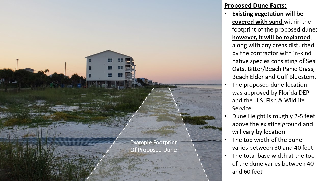 Gulf County FEMA Berm Project - St. Joe Beach Segment | Beacon Hill, Florida, USA