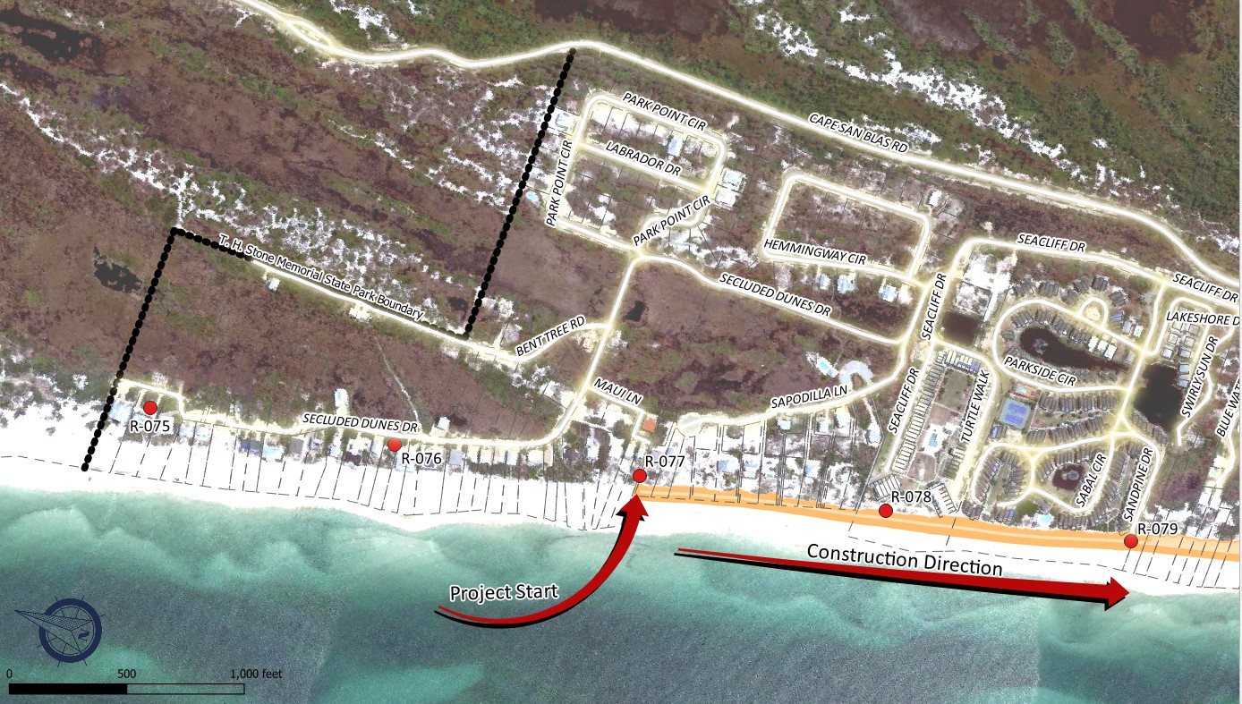 Gulf County FEMA Berm Project - St. Joseph Peninsula Beach Segment, Florida, USA